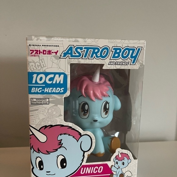 Unico BIG HEADS PX 4 Inch Vinyl Figure Astro Boy Sanrio Tezuka Astroboy New - Picture 1 of 4